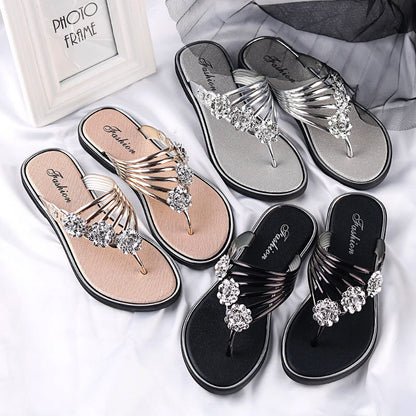 🎁 50 % rabatt på flip-flops, sandaler, flate sko og lette flip-flops for kvinner