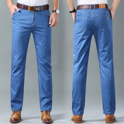 👖Løse, rette jeans for menn