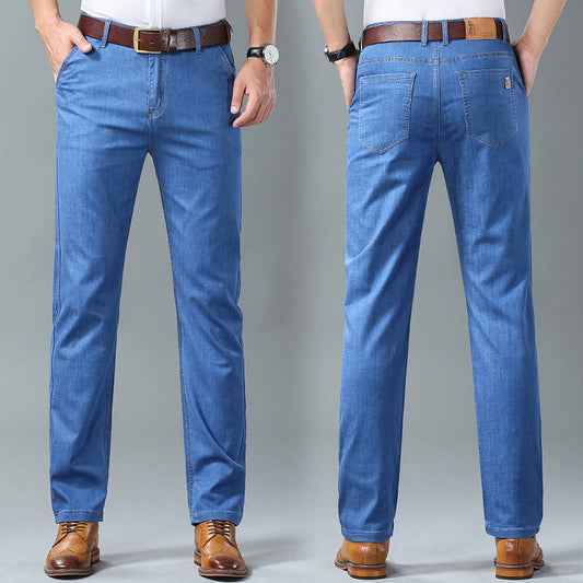 👖Løse, rette jeans for menn