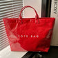 👜Hot Sale 50 % rabatt❤️Tote-veske med bokstavtrykk for kvinner