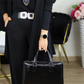 Elegant 3-delers sett: Lang cardigan, topp og bukser