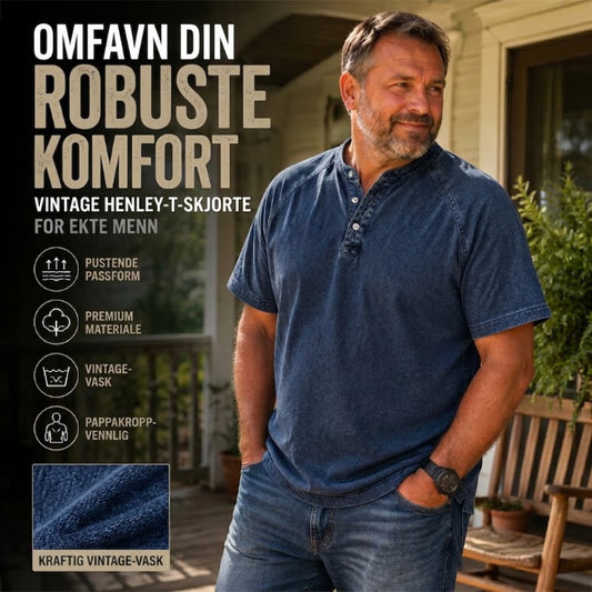 👕✨ Bomullsskjorte med båndkrage og raglanermer