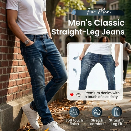 ⏳Tidsbegrenset tilbud⏰Moderne stretchjeans i slim fit for menn