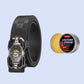🐊Lærbelte for menn med elegant krokodilleskinnmønster, med automatisk spenne og laget av okseskinn.