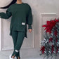 🌸Nyhet 50 % rabatt💖Casual sweatshirt-leggingssett for kvinner