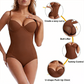 🔥SISTE DAGS SALG 50 % RABATT🔥Shapewear-bodysuit med BH | Rynket, slankende, justerbar midje✨