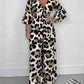 🔥Hot Sale 53% Off🍃Jumpsuit med leopardmønster og V-utringning