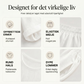 2-delers sett med kortærmet topp og shorts for damer