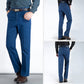 🔥Hot Sales - 50% AVSLAG🔥Herrejeans med høy midje og rett snitt