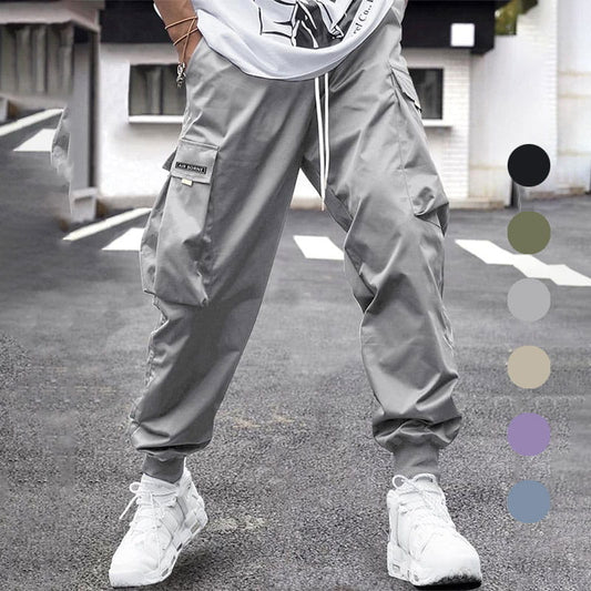 💥Ny sesongkolleksjon: 50 % rabatt – Løse joggebukse med klaffelommer i vintage-stil for menn
