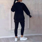 🌸Nyhet 50 % rabatt💖Casual sweatshirt-leggingssett for kvinner