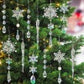 🎅🎄Vinter- og nyttårsfestutstyrssett❄️Krystalljulepynt i form av snøfnugg