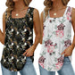 🏖️SOMMER-SPESIALTILBUD 60 % RABATT!!👕Ermeløs T-skjorte med firkantet hals til damer✨Myk og elastisk basis-camisole som passer til alt – perfekt til hverdagsbruk, pendling og ferie🇬🇧