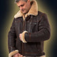 SHEEPSKIN BOMBER JACKET