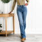 ✨👖 Stilige jeans i stor størrelse med høy elastisitet som strammer magen