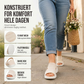 👡🌬️ Dame Pustende Plattformsandaler i Strikk – Lett Hæl – Betaling ved Levering ✨✅