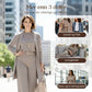 Elegant 3-delers sett: Lang cardigan, topp og bukser