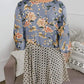 🌸Vårsalg 49 % rabatt🌸Blomstrete kimono-cardigans for damer med volanger på ermene, snøring og løst snitt i boho-stil