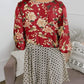 🌸Vårsalg 49 % rabatt🌸Blomstrete kimono-cardigans for damer med volanger på ermene, snøring og løst snitt i boho-stil