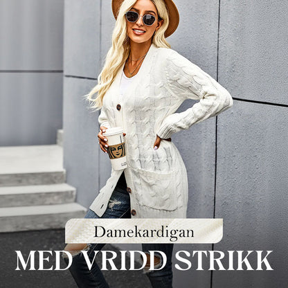 ✨Høst-vinter-strikkegenser for damer i middels lengde – ⏳Begrenset antall – Nå 50 % rabatt🔥
