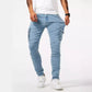 Cargo-bukser i stretch-denim