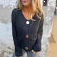 💖Begrenset salg 50 % rabatt💖Damemote Cut-Out strikket cardigan