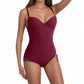 🔥SISTE DAGS SALG 50 % RABATT🔥Shapewear-bodysuit med BH | Rynket, slankende, justerbar midje✨