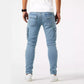 Cargo-bukser i stretch-denim