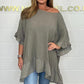 🔥Hot Sale-50% avslag💟Loose plisserte bluser uten skulder til kvinner