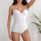🔥SISTE DAGS SALG 50 % RABATT🔥Shapewear-bodysuit med BH | Rynket, slankende, justerbar midje✨