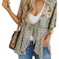 🌸Vårsalg 49 % rabatt🌸Blomstrete kimono-cardigans for damer med volanger på ermene, snøring og løst snitt i boho-stil
