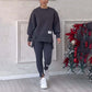 🌸Nyhet 50 % rabatt💖Casual sweatshirt-leggingssett for kvinner