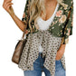 🌸Vårsalg 49 % rabatt🌸Blomstrete kimono-cardigans for damer med volanger på ermene, snøring og løst snitt i boho-stil