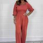 💕  2025 Nyankomne salg - 49% OFF🔥Jumpsuit med elastisk midje for kvinner