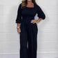💕  2025 Nyankomne salg - 49% OFF🔥Jumpsuit med elastisk midje for kvinner