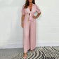 Enfarget plissert jumpsuit for damer💛💛