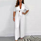 Enfarget plissert jumpsuit for damer💛💛