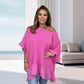 🔥Hot Sale-50% avslag💟Loose plisserte bluser uten skulder til kvinner