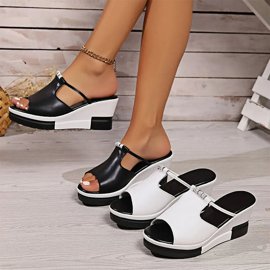 💃Hotte motestiler👉Orthopedisk komfort plattform sandaler for kvinner