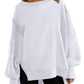 👚Oversized sweatshirts med rund hals
