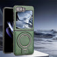 Magnetisk mobildeksel med ringstativ for Galaxy Z Flip-serien