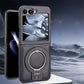 Magnetisk mobildeksel med ringstativ for Galaxy Z Flip-serien