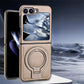 Magnetisk mobildeksel med ringstativ for Galaxy Z Flip-serien