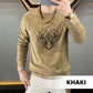Genser med glitterglitter og tigerprint for menn