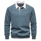 🔥Varmt salg - 49% OFF🎉Uformell bomullsgenser med lang ermet revers for menn