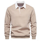 🔥Varmt salg - 49% OFF🎉Uformell bomullsgenser med lang ermet revers for menn