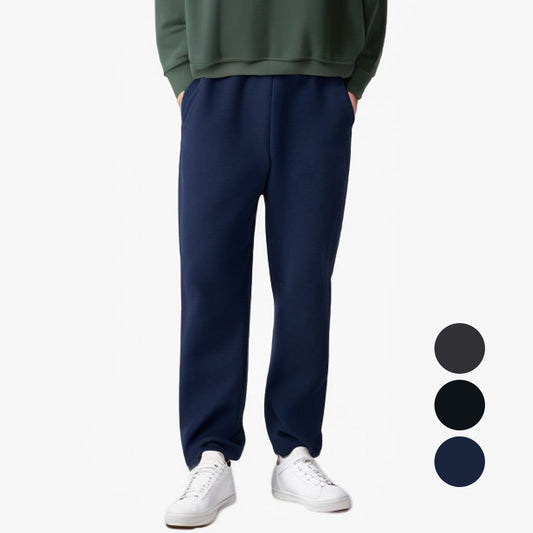 Menns vinter tykne fleece rett ben bukser