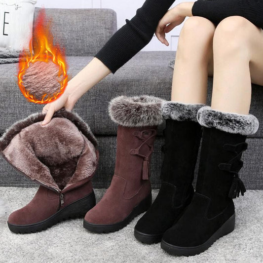 Snøsko for kvinner med myk sklisikker beskyttelse