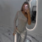 🎉Godt nytt år! 50% AVSLAG 🛍️One Shoulder Sequin Bodysuit for kvinner