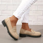 ⏳Begrenset tid med 50 % rabatt💥Komfortable, chunky loafers for kvinner med plattform